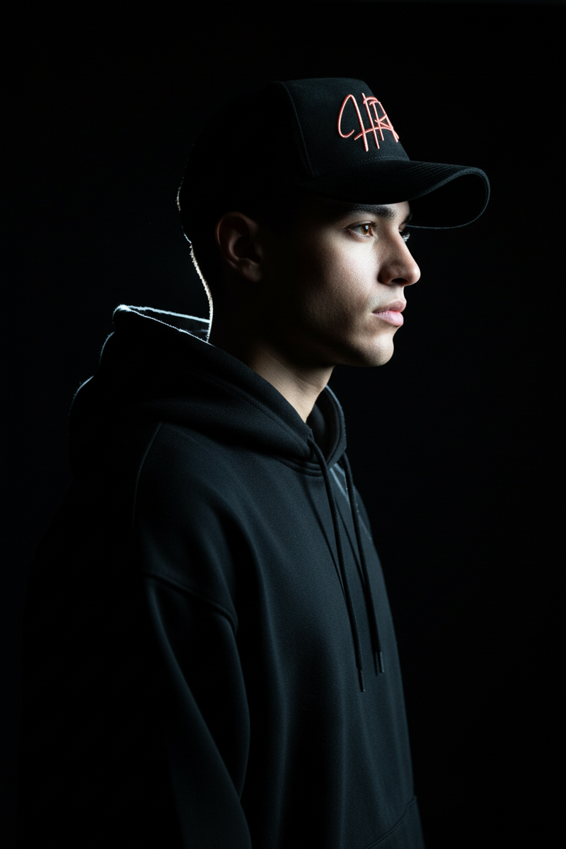 Latino Model - Black Background